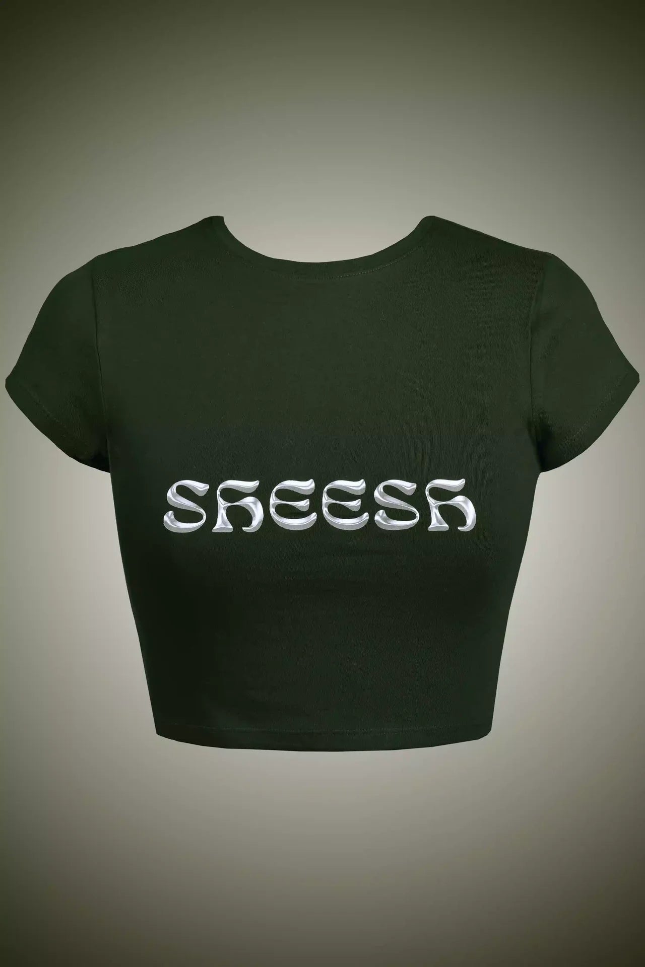 OLIVE GREEN CROP TOP