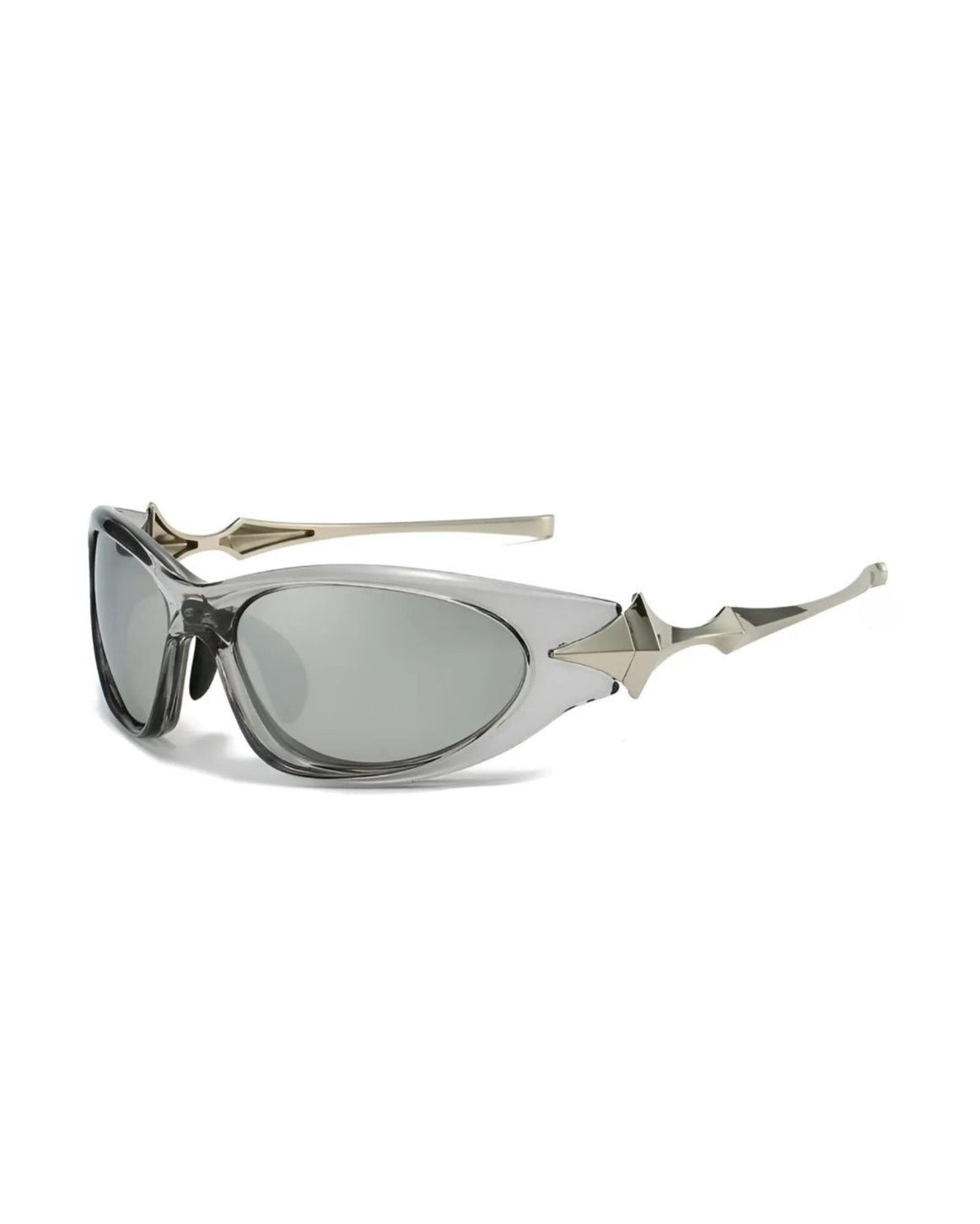 Y2K Cyberpunk sunglasses - Silver