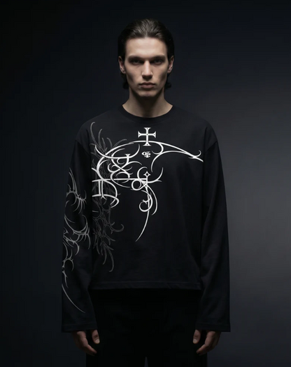 Feast Black Full Sleeve T Shirt