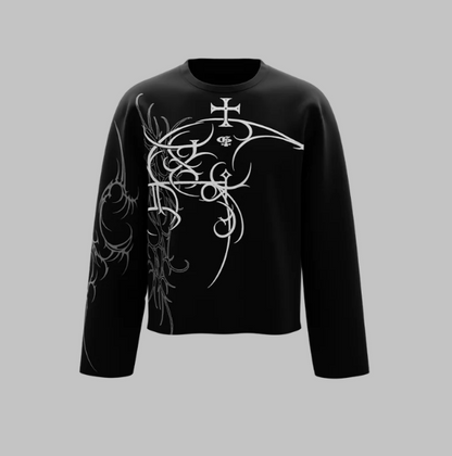 Feast Black Full Sleeve T Shirt