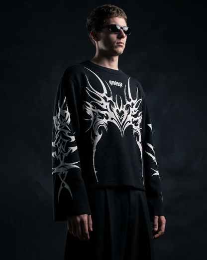 Lunar Black Full Sleeve T Shirt