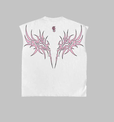 Kayla White Boxy Unisex Vest