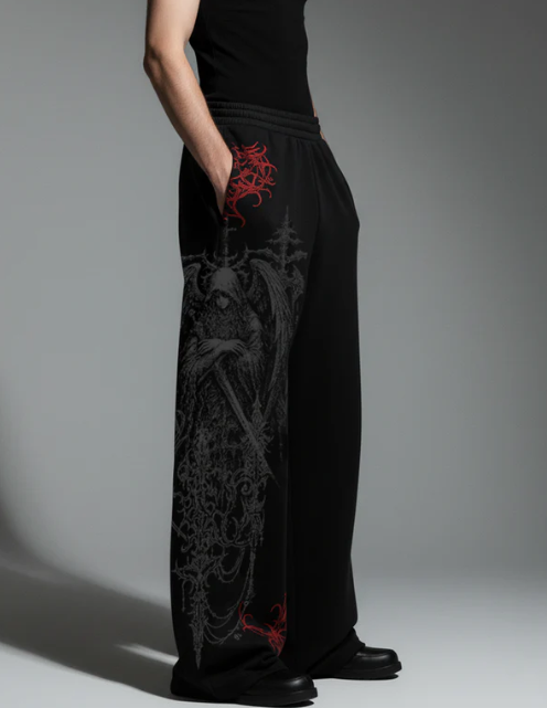 Witch Unisex Straight Fit Baggy Pants