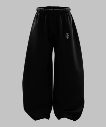 Genrage Black Balloon Supper Baggy Pants