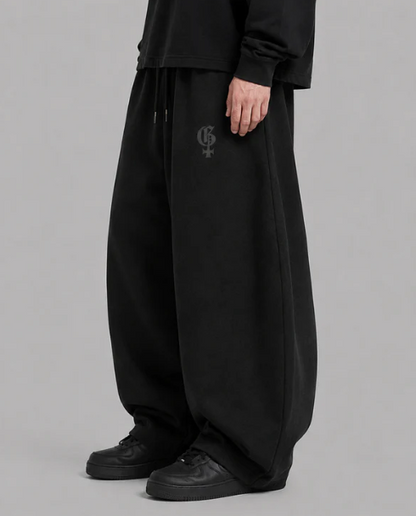 Genrage Black Balloon Supper Baggy Pants
