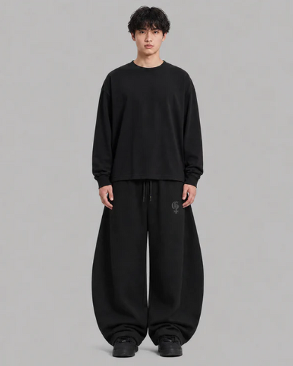 Genrage Black Balloon Supper Baggy Pants