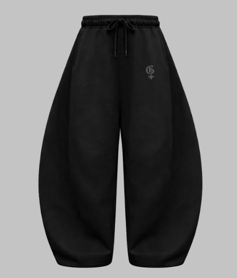 Genrage Black Balloon Supper Baggy Pants