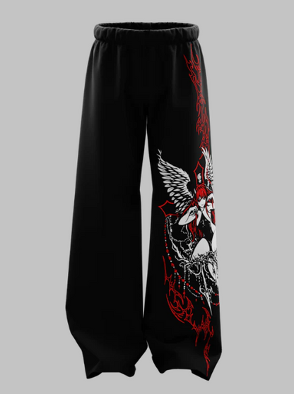 Scarlet Unisex Straight Fit Baggy Pants