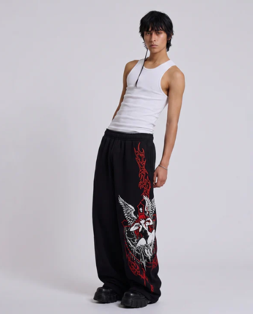 Scarlet Unisex Straight Fit Baggy Pants