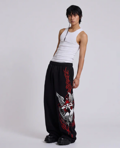 Scarlet Unisex Straight Fit Baggy Pants