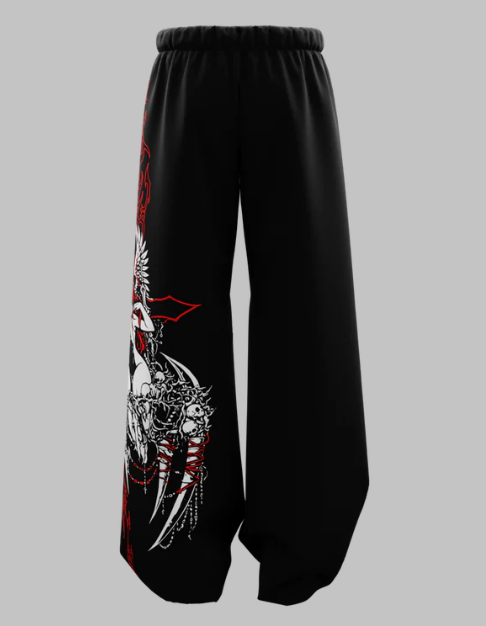Scarlet Unisex Straight Fit Baggy Pants
