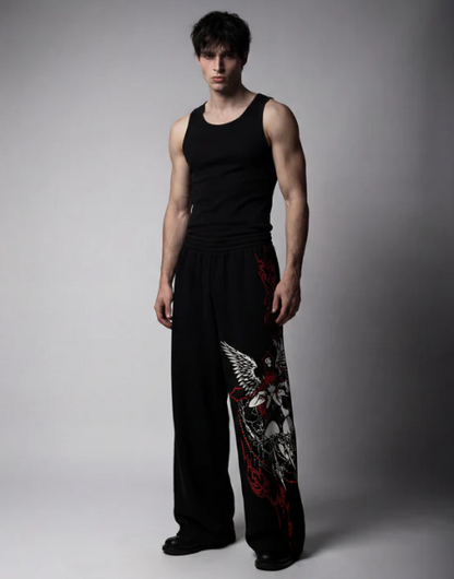 Scarlet Unisex Straight Fit Baggy Pants