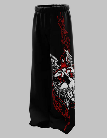 Scarlet Unisex Straight Fit Baggy Pants
