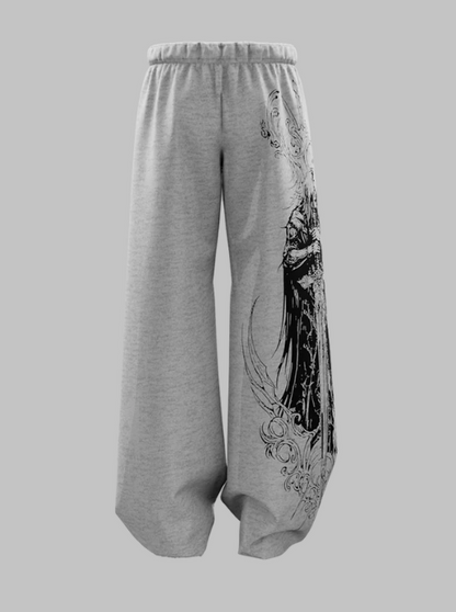 Stryk Grey Unisex Straight Fit Baggy Pants