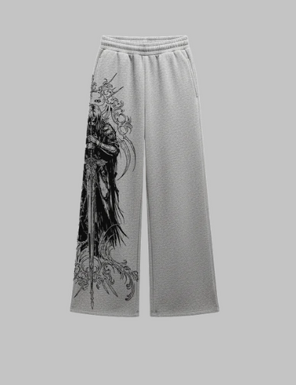Stryk Grey Unisex Straight Fit Baggy Pants