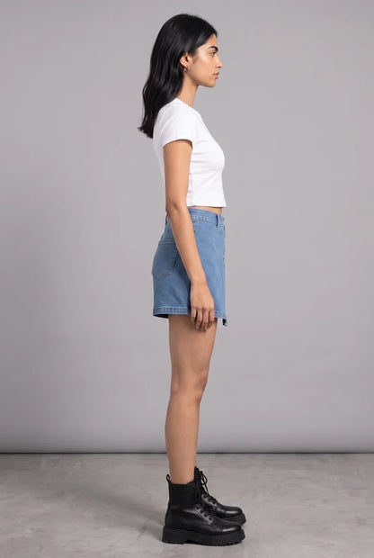 Blue Denim Skort