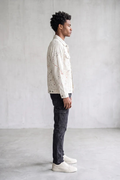 White Painted Jacket