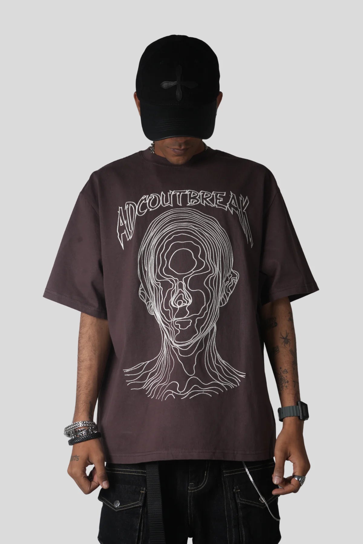 STRING REY BROWN TEE