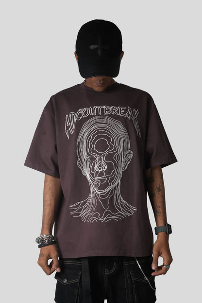 STRING REY BROWN TEE
