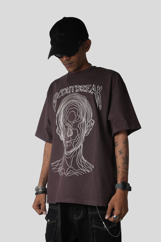 STRING REY BROWN TEE