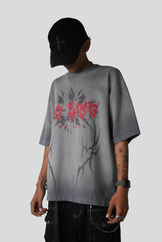 NO LIES GREY TEE / GREASE TEE
