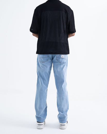 Move Easy Straight Jeans: Light Blue