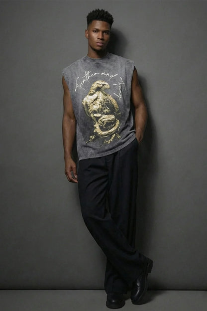 Death Scavenger Acid Wash Tank Top
