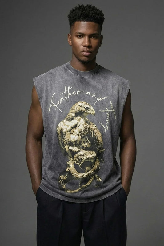 Death Scavenger Acid Wash Tank Top