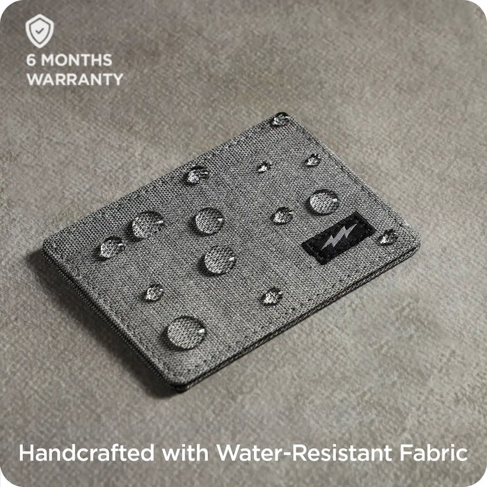 Grey Khadi Card Holder