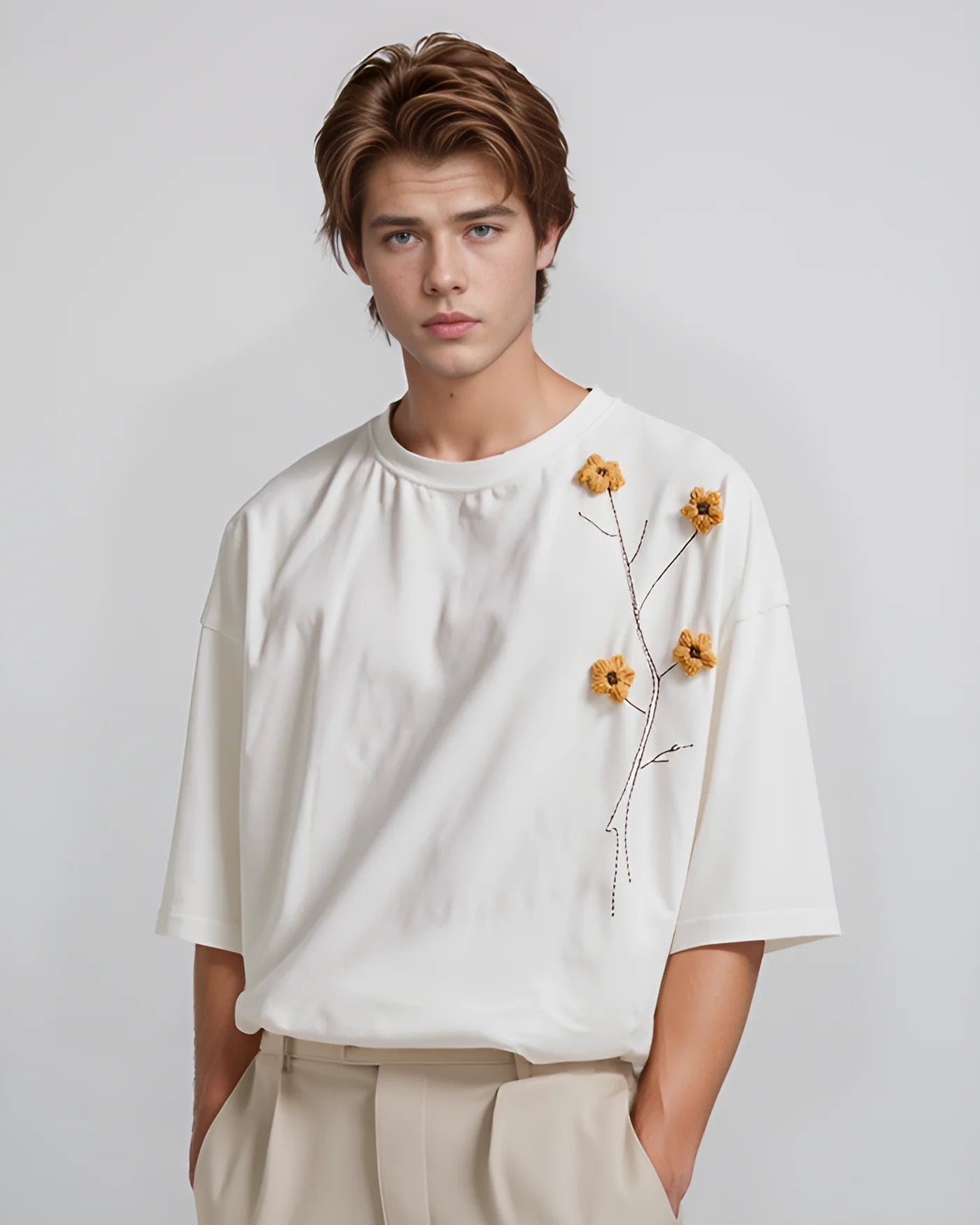 Floral Reverie T-Shirt White