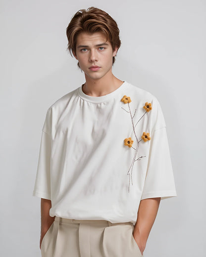 Floral Reverie T-Shirt White