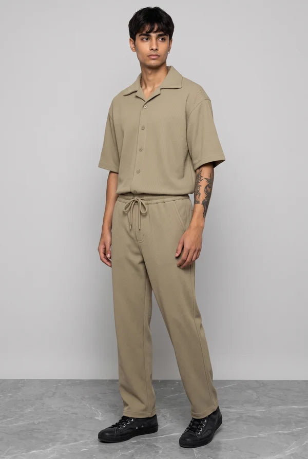 Beige Co-ord Shirt