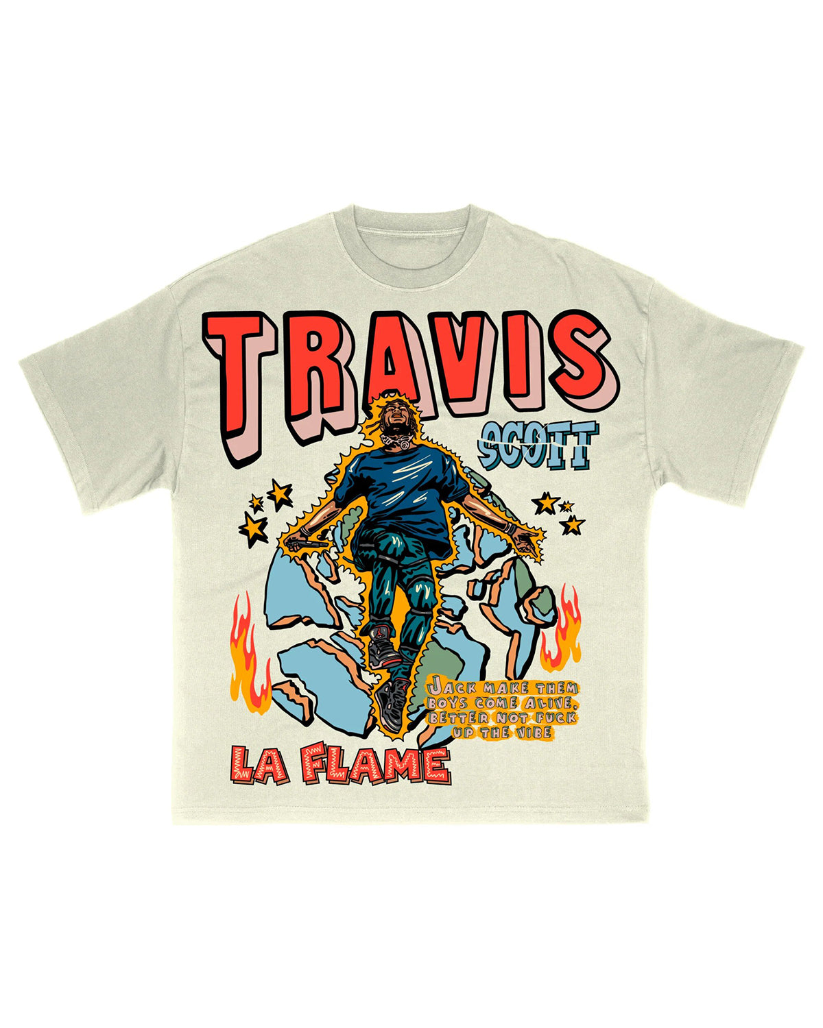 Travis Scott Tee - White