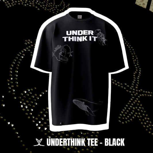 Underthink Black Tee