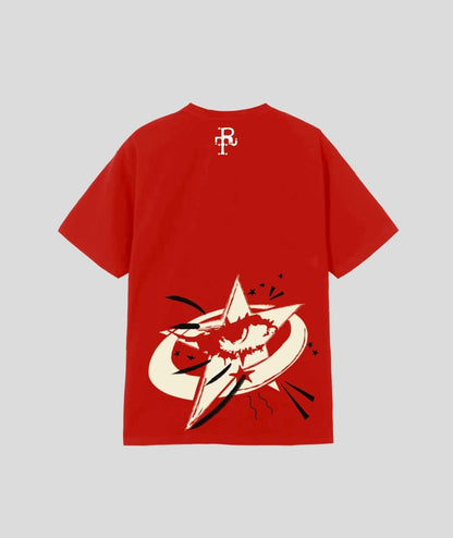 RARE THREDS RED STARGAZE TEE