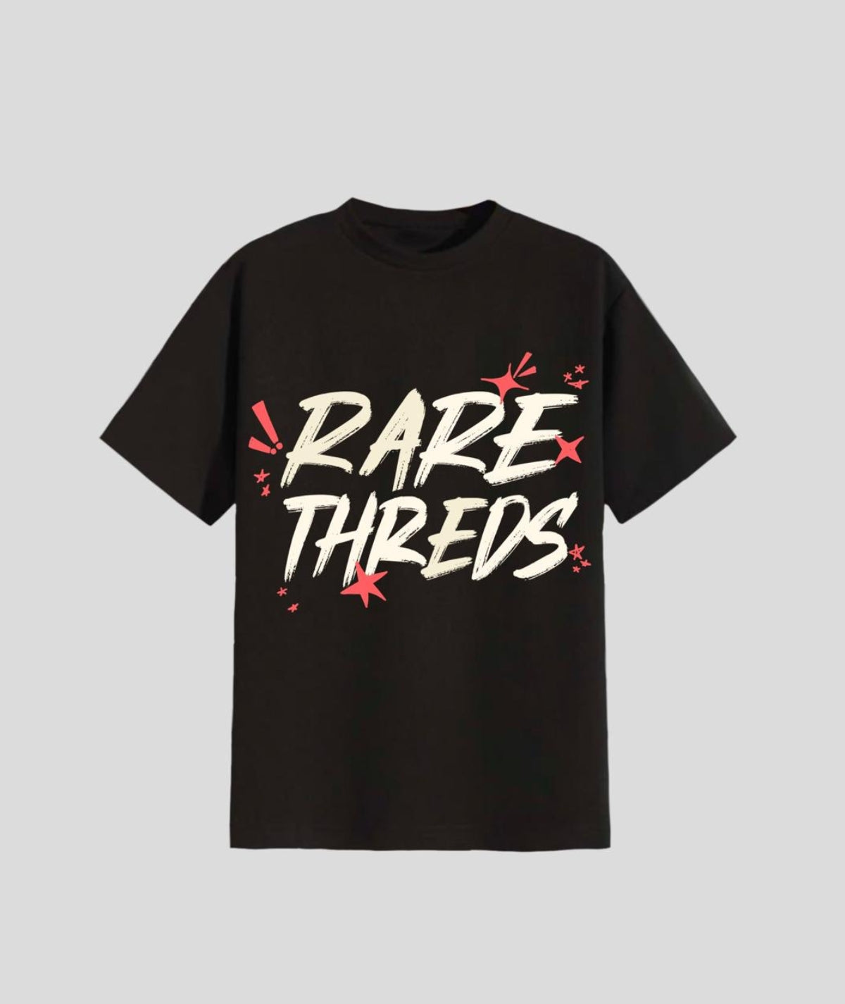 RARE THREDS BLACK STARGAZE TEE