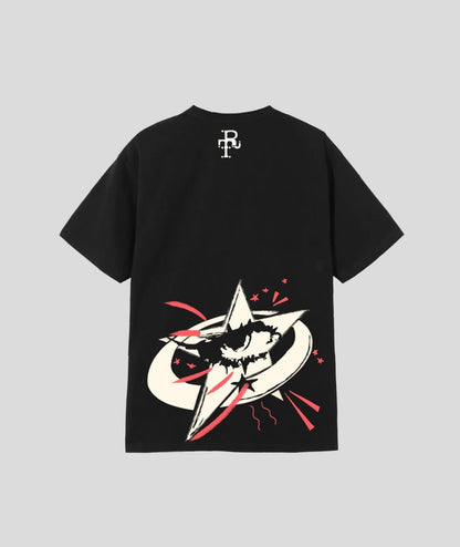 RARE THREDS BLACK STARGAZE TEE