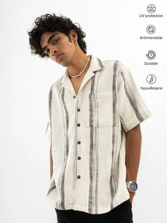 Textured Half Sleeves Shirt