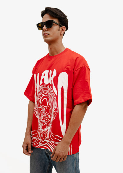 Art Face Red Tee