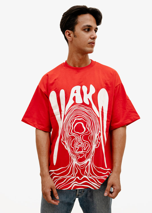 Art Face Red Tee