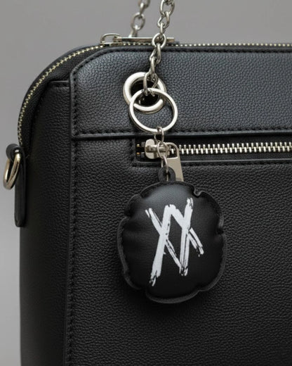 Black Puffy XX Keychain