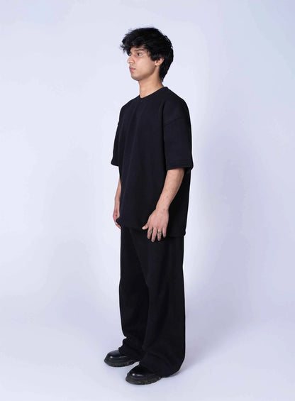 HYMNS ESSENTIAL TROUSERS BLACK