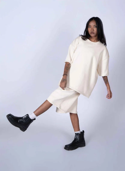 HYMNS ESSENTIAL JORTS IVORY
