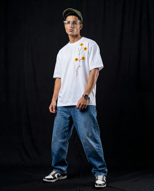 Floral Reverie T-Shirt White