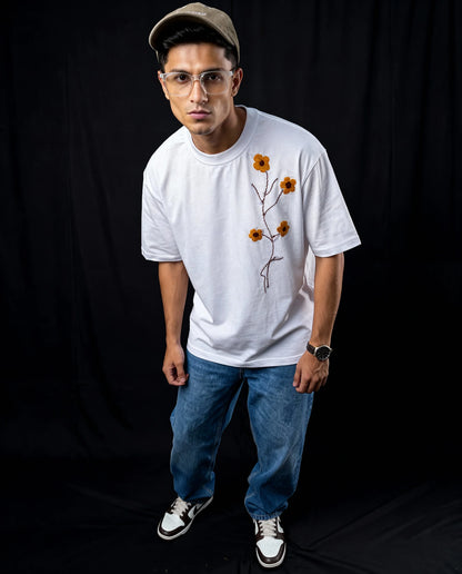 Floral Reverie T-Shirt White