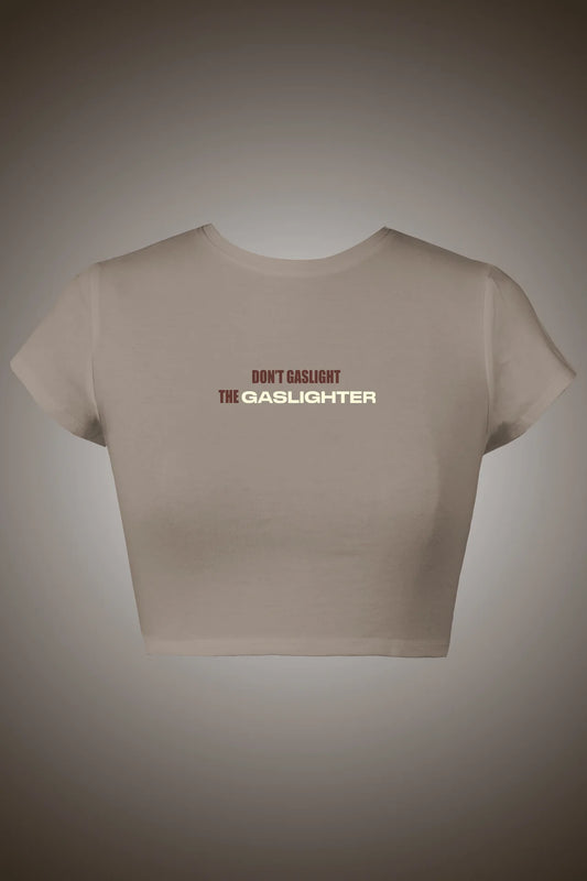 THE GASLIGHTER GRAPHIC CROP TOP