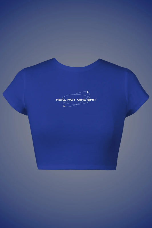 REAL HOT GIRL SHIT GRAPHIC CROP TOP