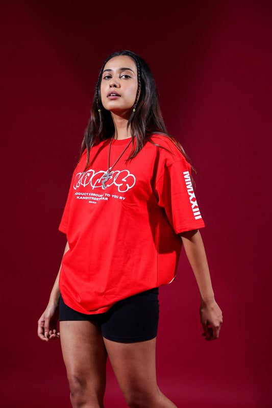 Red Only One Tee