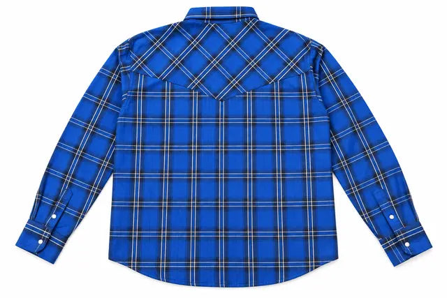 BLUE CHECKED SHIRT