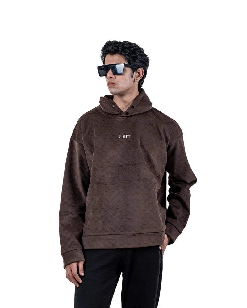 mocha comfort hoodie